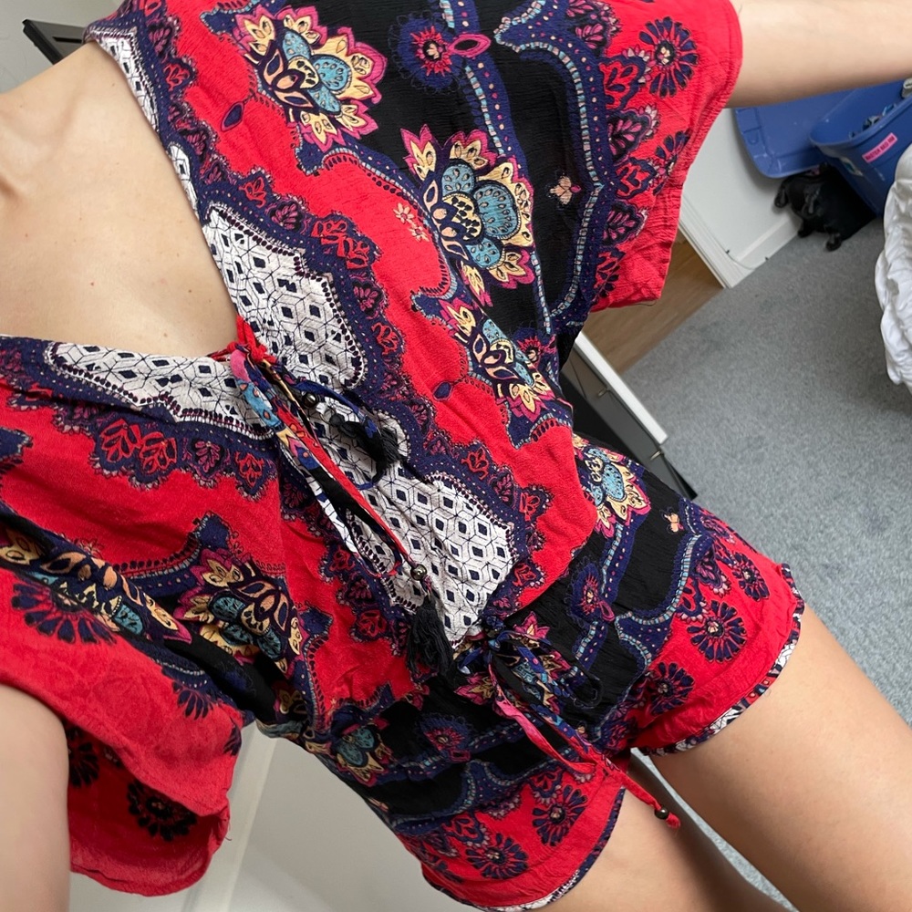 Colorful Boho Romper - Picture 14 of 16